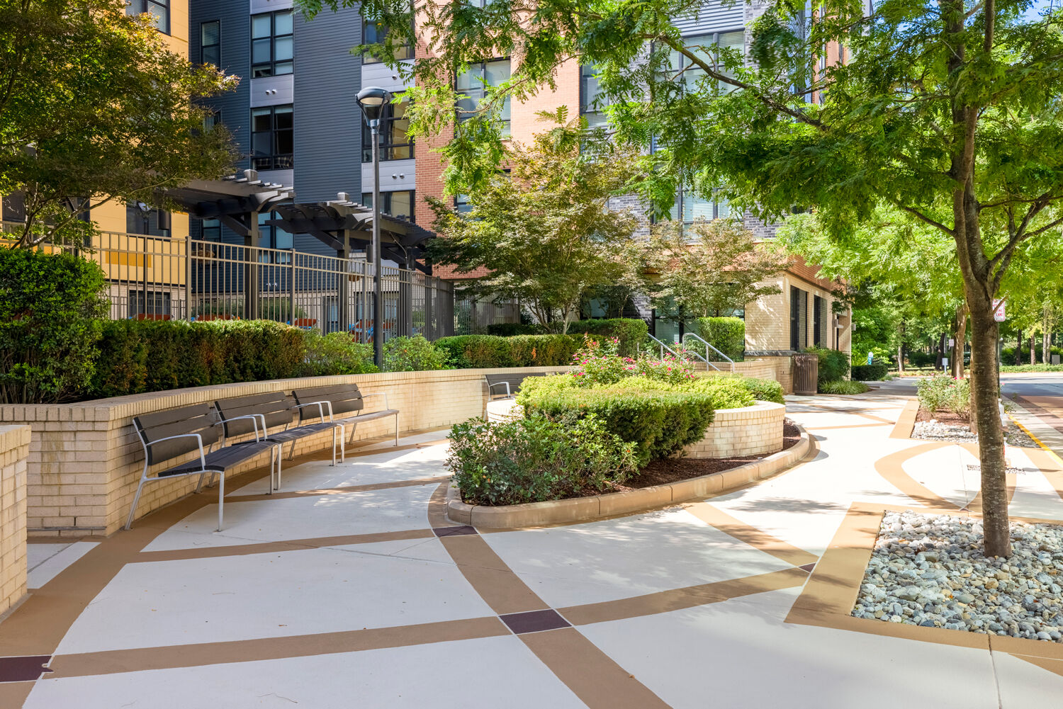 Front courtyard